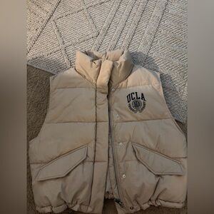 H&M Light Beige Puffer Vest